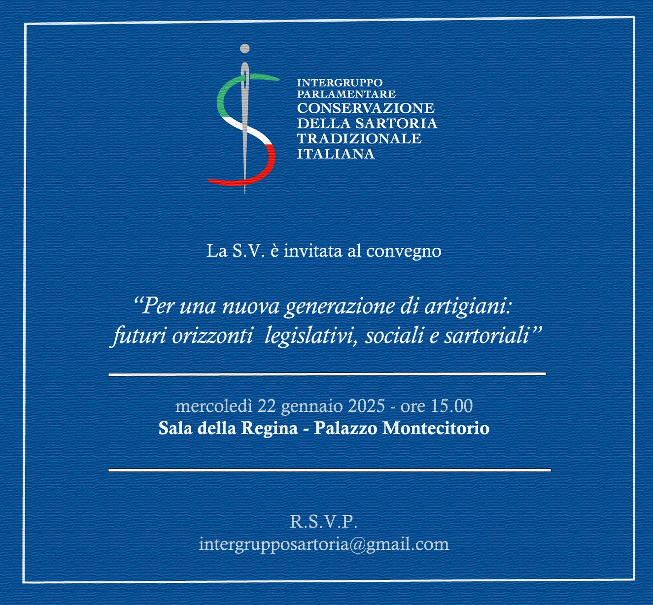 Per una nuova generazione di artigiani: futuri orizzonti legislativi, sociali e sartoriali